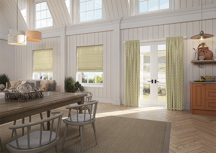 Deco Sea Shells, Peach Melba - Made To Measure Curtains - Image 8